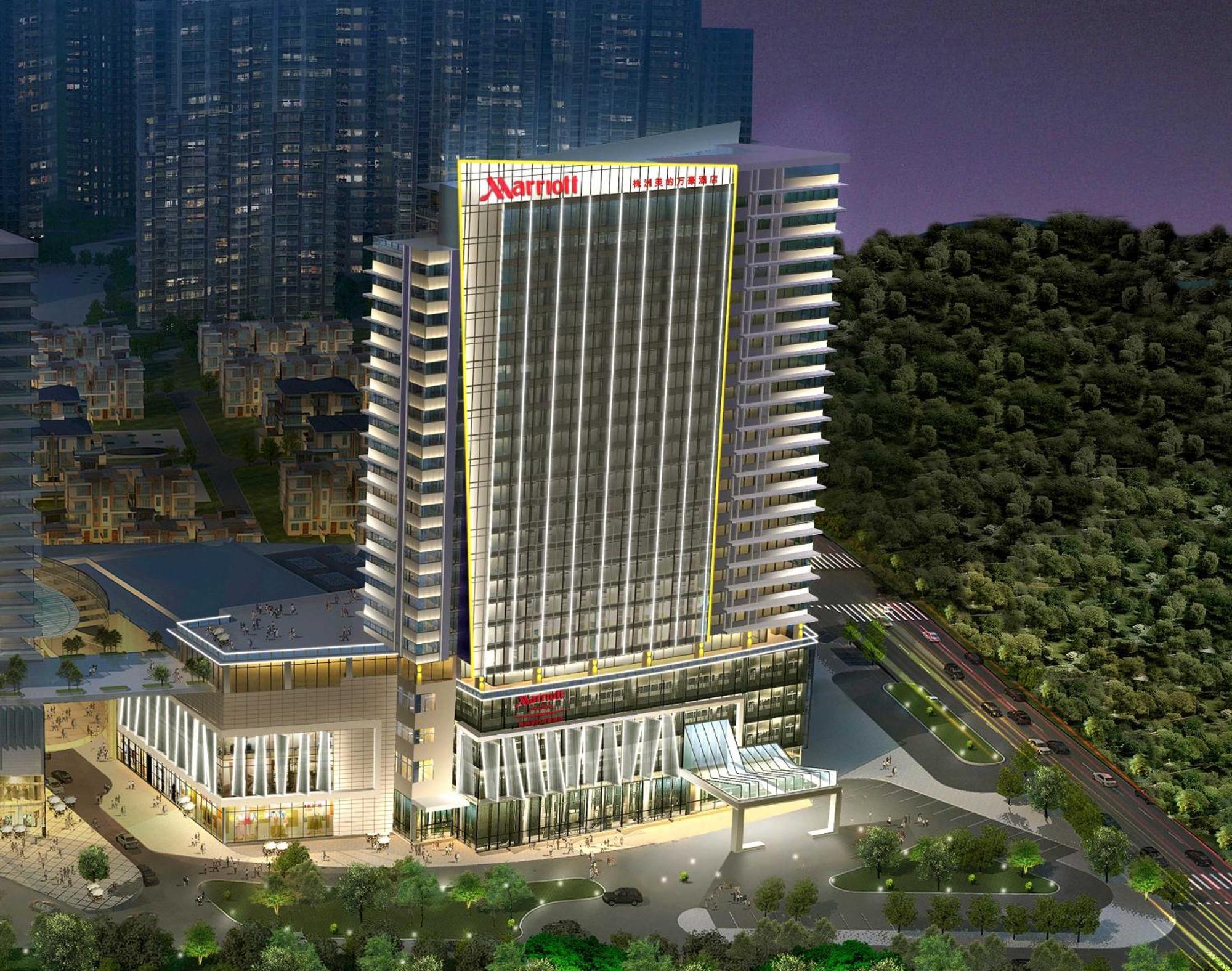 Zhuzhou Marriott Hotel Exterior foto